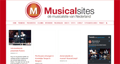 Desktop Screenshot of musicalsites.nl