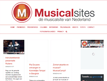 Tablet Screenshot of musicalsites.nl